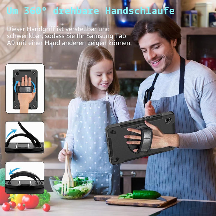 Hülle für Samsung Galaxy Tab A11: Miesherk Stossfeste Schutzhülle Case für Galaxy Tab A11 8,7 Zoll 2