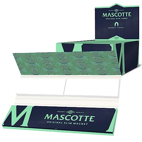 Mascotte® Original King Combi 34 x 26 Heftchen | Longpapers mit Tips | Gleichmässig brennende Drehpa