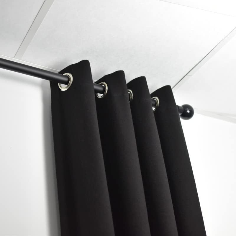 ACOUSPANEL Akustikvorhang aus undurchsichtigem Stoff, Masse: 2,95 x 3 m, schwer entflammbar, zweisei