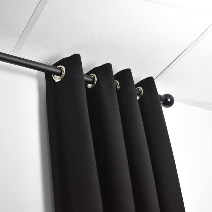 ACOUSPANEL Akustikvorhang aus undurchsichtigem Stoff, Masse: 2,95 x 3 m, schwer entflammbar, zweisei
