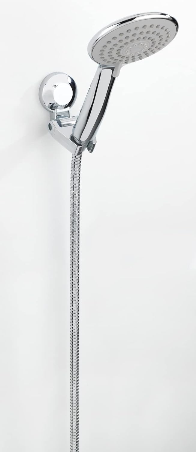 WENKO Duschkopfhalter Mod. Fiorina verstellbar mit Magic-Loc Wandbefestigung TÜV geprüft für festen