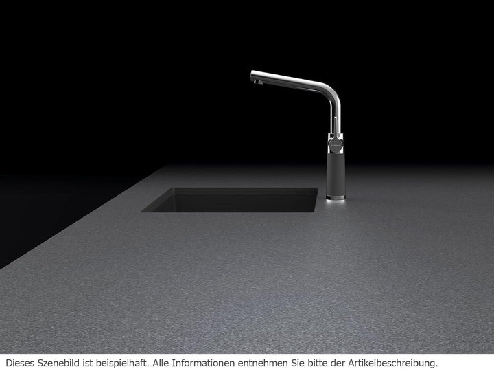 SCHOCK Küchenarmatur SC-540 Bronze – Hochdruck Armatur CRISTALITE mit Festauslauf und Standard Norm-