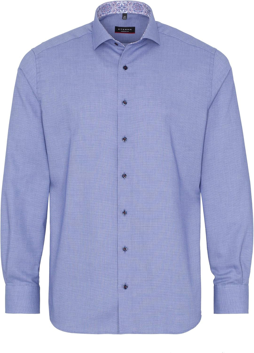eterna Langarm Hemd Modern Fit Struktur strukturiert