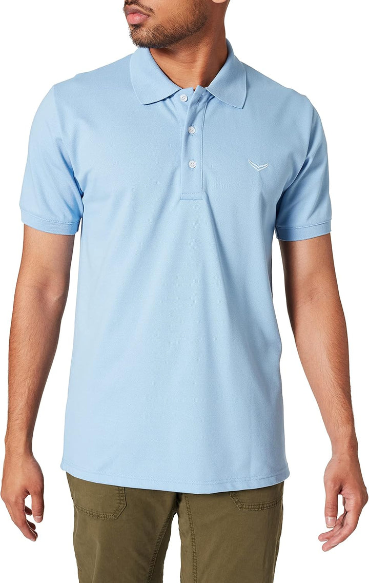 Trigema Herren Polo-Shirt Piqué-Qualität XS Horizont, XS Horizont