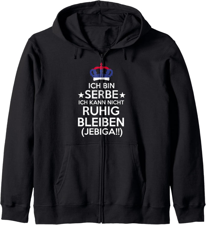 Serbe Balkan Jugoslawien Serbin Srbija Jugo Serbien Kapuzenjacke