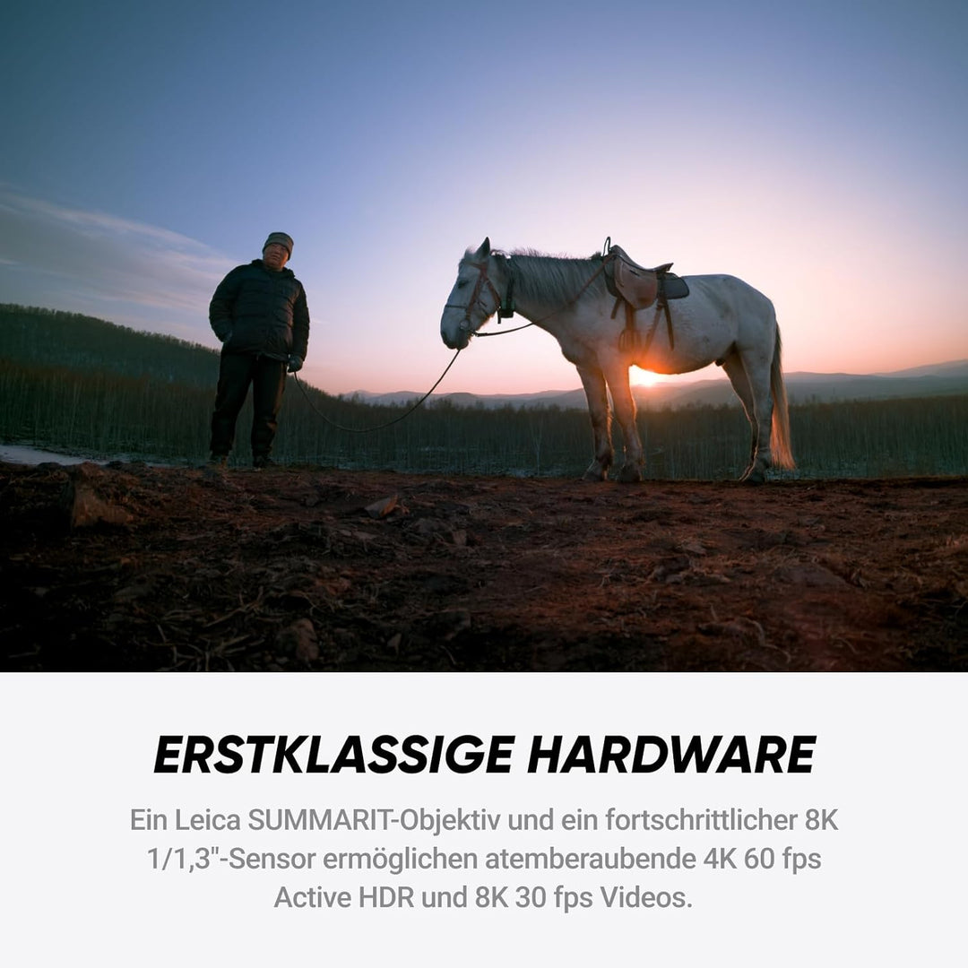 Insta360 Ace Pro 2 Polarweiss Limited Edition – 8K wasserdichte Actionkamera mit Leica entwickelt, 1