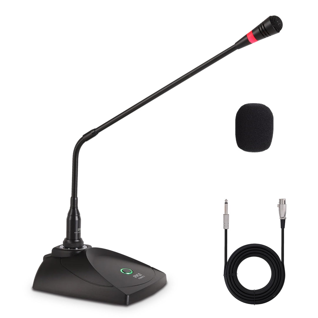 Pyle Tischmikrofon für PC, Podcast, Konferenzen oder für Karaoke & Studio-Audioaufnahmen, mit Kabel