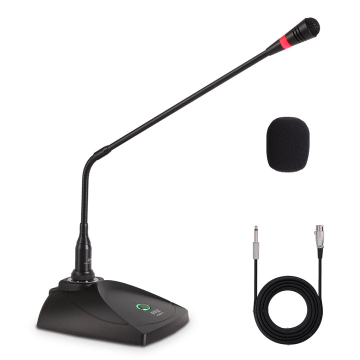 Pyle Tischmikrofon für PC, Podcast, Konferenzen oder für Karaoke & Studio-Audioaufnahmen, mit Kabel