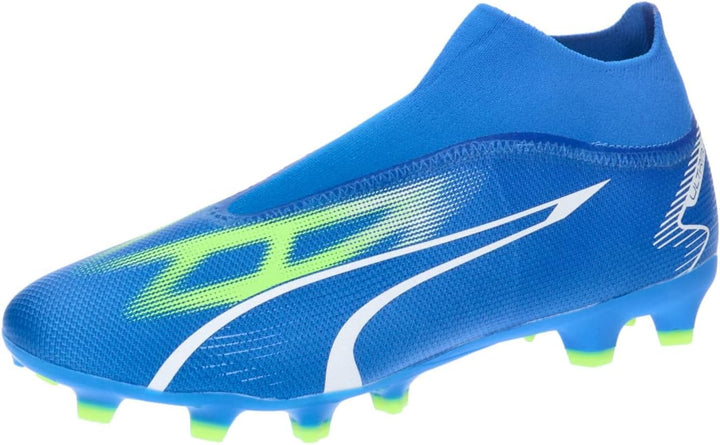 PUMA Herren Ultra Match+ Ll Fg/Ag Fussballschuh 43 EU Ultra Blue Puma White Pro Grün, 43 EU Ultra Bl