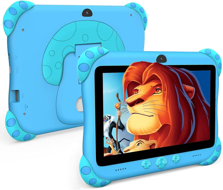 Ascrecem Kinder Tablet 7 Zoll Android Tablet für Kinder mit WiFi Dual Kamera Bluetooth,Kindersicheru