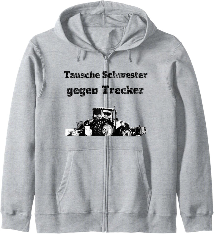 Landwirt Trecker Landwirtschaft Sohn Geschwister Kinder Kapuzenjacke