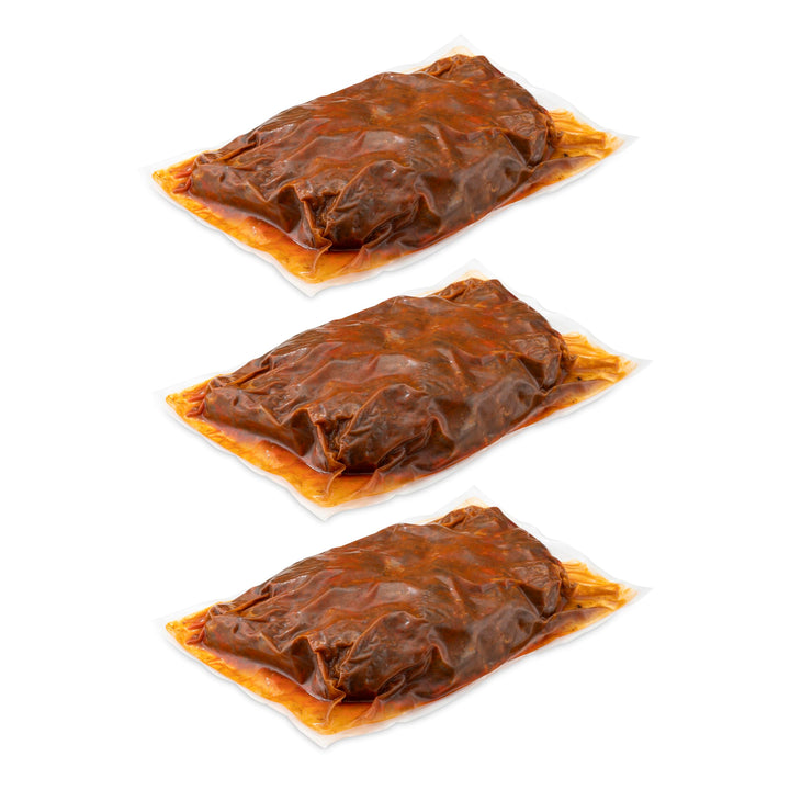 LANDPERLE Gulasch Sous-Vide 12x ca. 1 KG | Goulasch De Boeuf Sous Vide | Rindergulasch vakuum-gegart