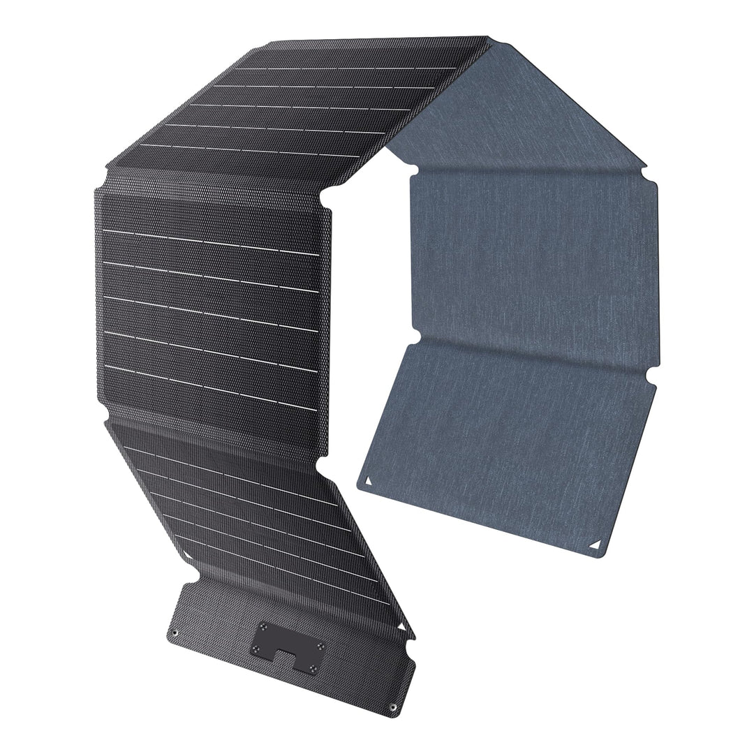 54W Solarpanel Faltbar, Tragbares Solarladegerät Schnelles Aufladen mit 20.5V (DC+USB C) und 12V USB