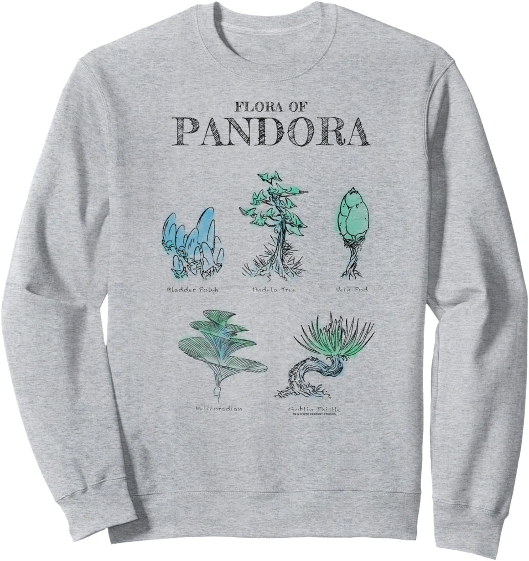 Avatar Floral Of Pandora Textbook Sketches Sweatshirt