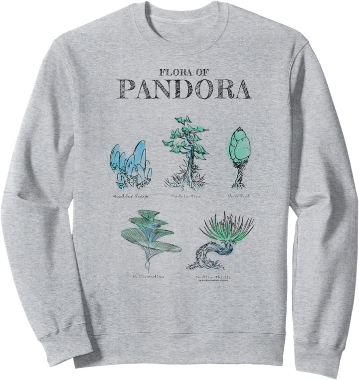 Avatar Floral Of Pandora Textbook Sketches Sweatshirt