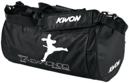 Kwon Trainingstasche Taekwondo, schwarz 48 x 24cm Schwarz, 48 x 24cm Schwarz
