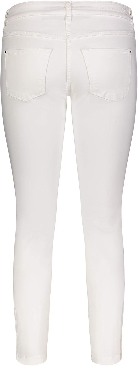 Mac - Damen 5-Pocket Jeans, Dream CHIC (5471-90-0355L) 30W / 27L Weiss (White Denim D010), 30W / 27L