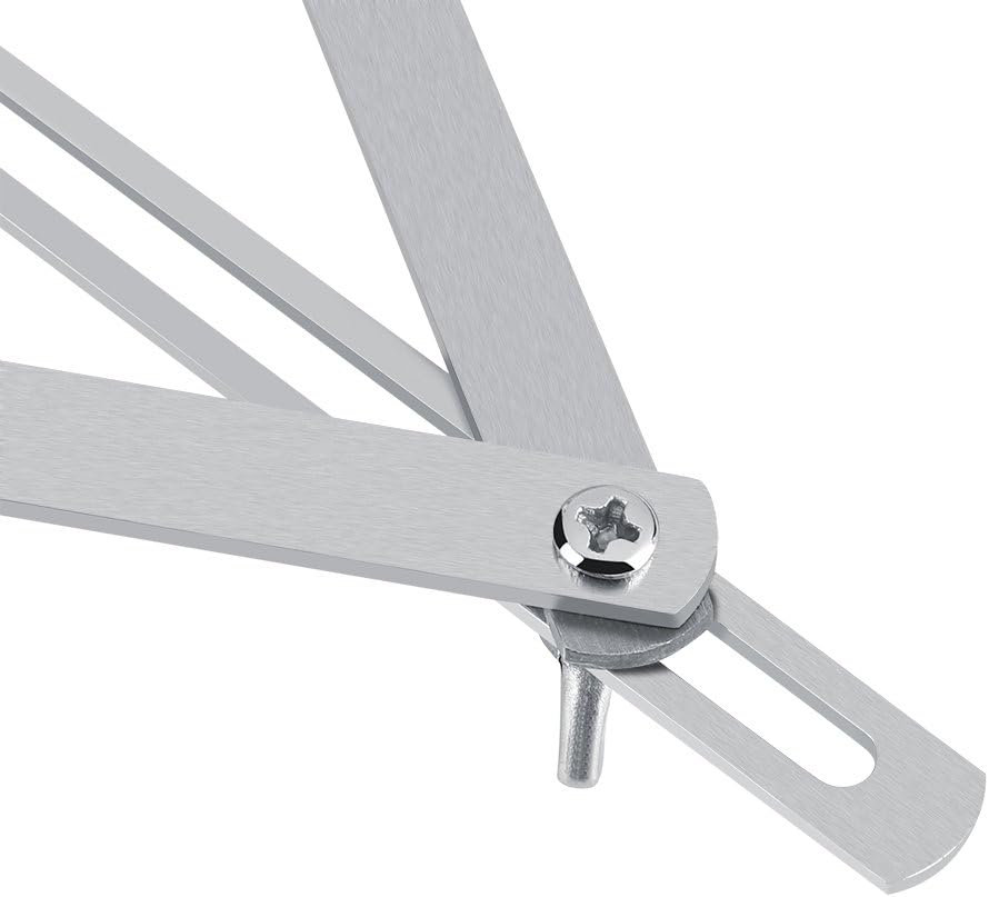 Haofy Teigschneider Pizzaschneider Edelstahl Teig Teiler 5 Rädchen Justierbar Cutter Rollenwerkzeuge