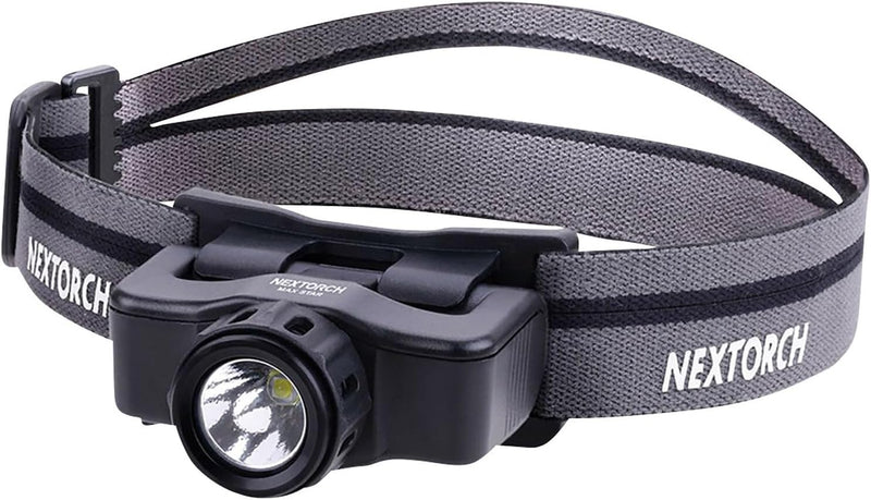 NEXTORCH Max Star LED Kopflampe 1.200 Lumen Lithium-Ionen-Akku, in schwarz