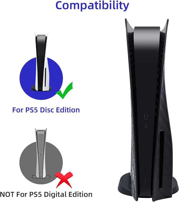 Mcbazel playstation 5 Faceplate Austauschabdeckung, playstation 5 staubdichte harte Faceplate-Panel-