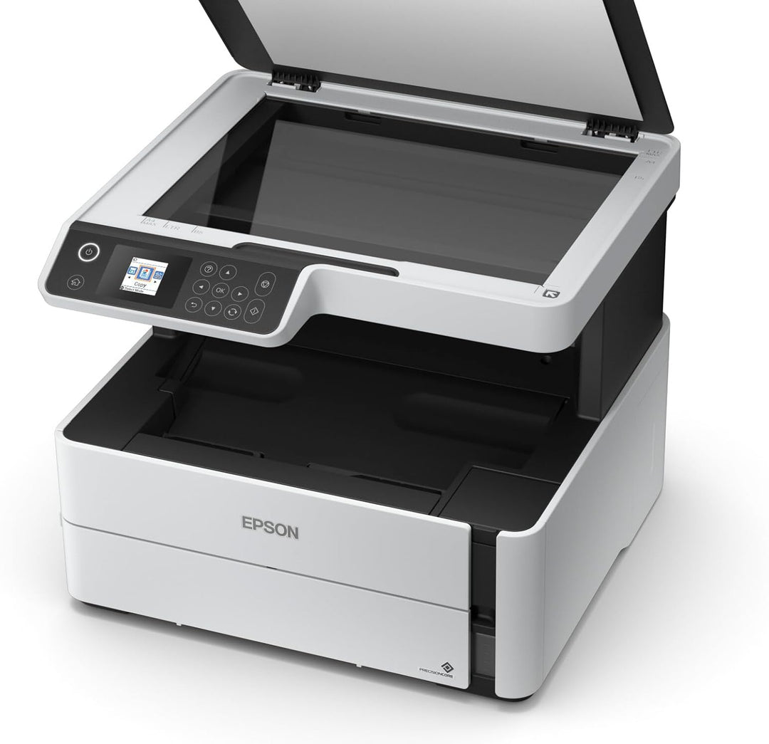 Epson EcoTank ET-M2170 nachfüllbarer 3-in-1-Schwarzweissdrucker (Scanner, Kopierer, DIN A4, Duplex,