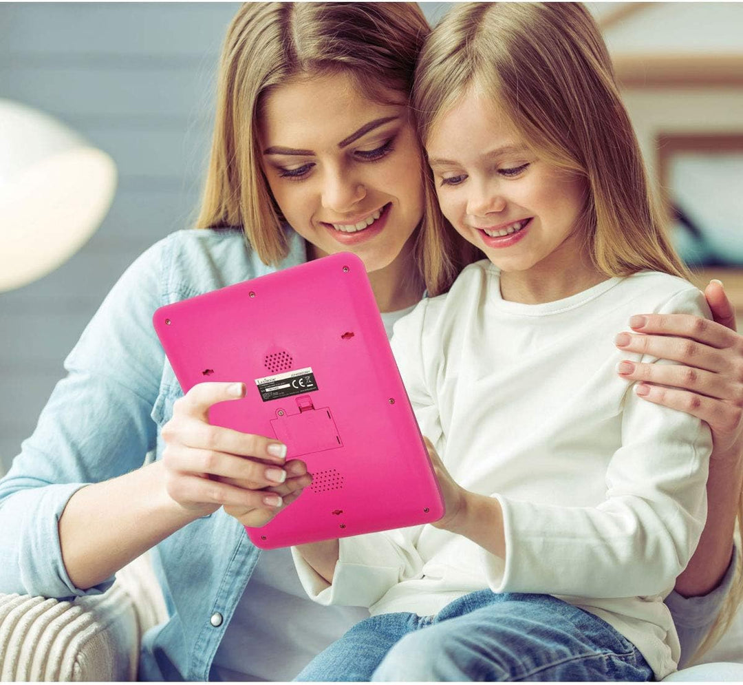 Lexibook JCPAD002UNIi1 Bilingual Unicorn Learning Tablet - Vocabulary and Music - Pink - JCPAD002UNI