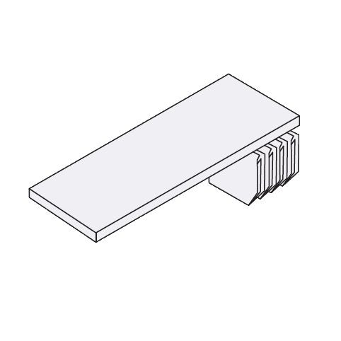 BISLEY Fachboden mit Lateralhängevorrichtung für Flügeltürenschrank Universal, B 914 mm, Metall, 345