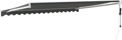 vidaXL Markise, Sonnenmarkise mit Kurbel Automatisch, Gelenkarmmarkise für Terrasse Balkon, Sonnensc