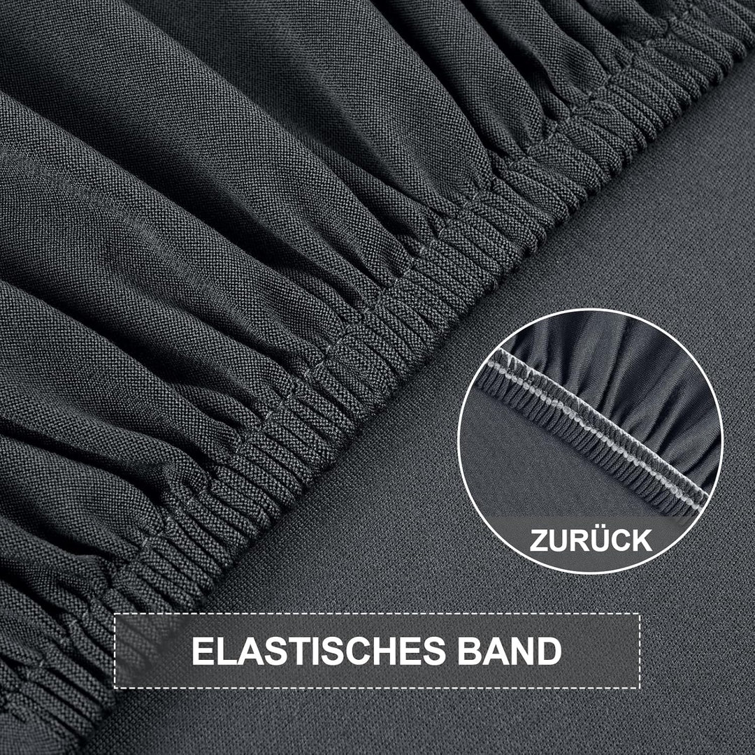 Yugarlibi Stuhlhussen 6er Set Stretch Stuhlhussen Schwingstuhl Elastische Hussen Stuhlbezug Abnehmba