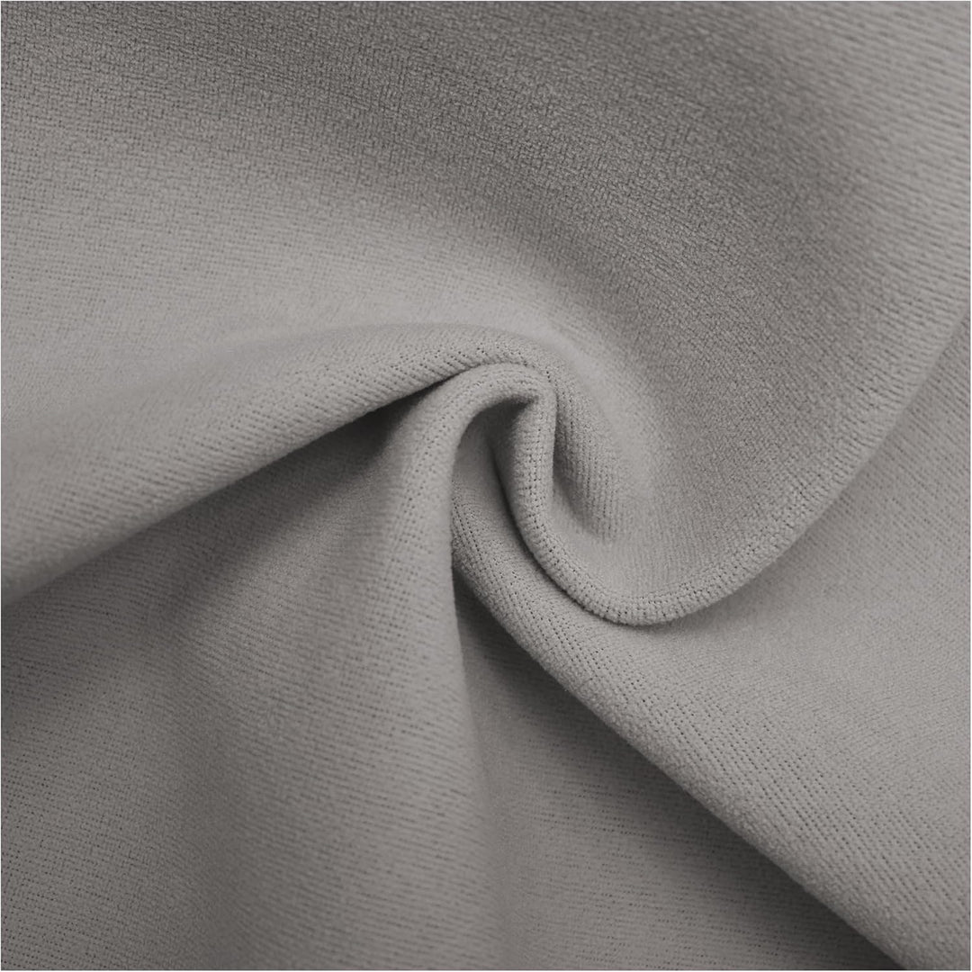 Autohimmelstoff Dachhimmel Velour, Hellgrau, 1,70m x 2m | Mit Schaum, Grundpreis pro qm: € 9,41 1,70