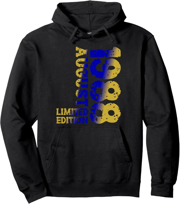 35 Geburtstag Deko Frauen Männer Limited Edition August 1988 Pullover Hoodie
