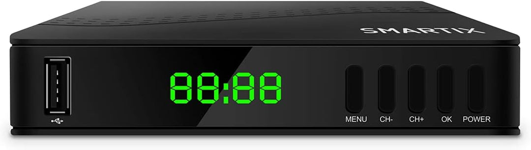 Atlantis SMARTIX DH17 Terrestrischer Digitaler Decoder DVB T2 HEVC H.265 mpeg2/mpeg4 H264 Media Play