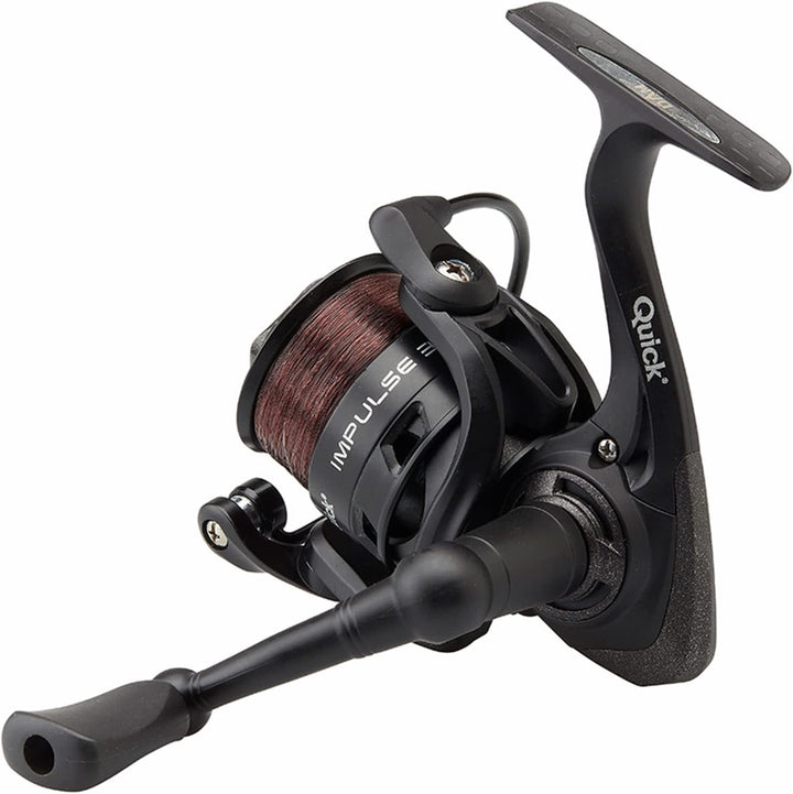 DAM Angelrolle mit Schnur bespult - Spinnrolle Quick Impulse 3L 3000 FD, 3000 FD