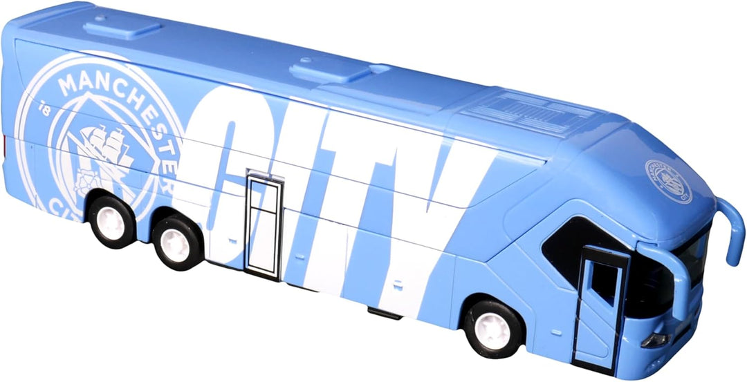 Bus del Manchester City I Autobús del Equipo MC I Aficionados al fútbol I Juguete Coleccionable I Li