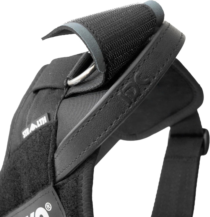 Julius-K9, 16STEALTH-P-3, IDC Stealth Powergeschirr, Grösse: 2XL/3, schwarz schwarz 2XL / 3, schwarz