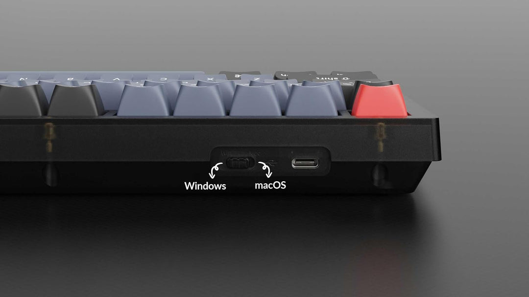 Keychron V3 QMK/VIA Mechanische Tastatur mit knob, Hot-Swappable, 80% Layout, Custom Programmable Ma
