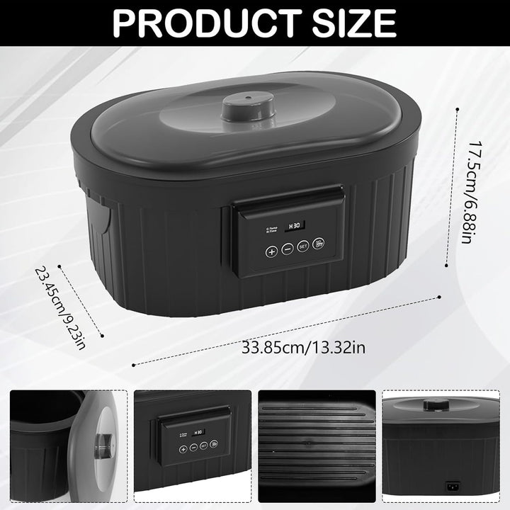 Paraffinbad für Hände und Füsse Set, 5L Paraffin Wachsbad Maschine Paraffinbäder Wachsbad für Hände