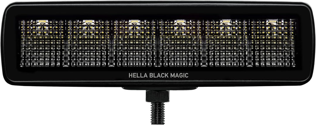 HELLA 1FB 358 176-201 LED-Fernscheinwerfer - Black Magic Mini Lightbar 6.2" - 12/24V - Anbau - Kabel