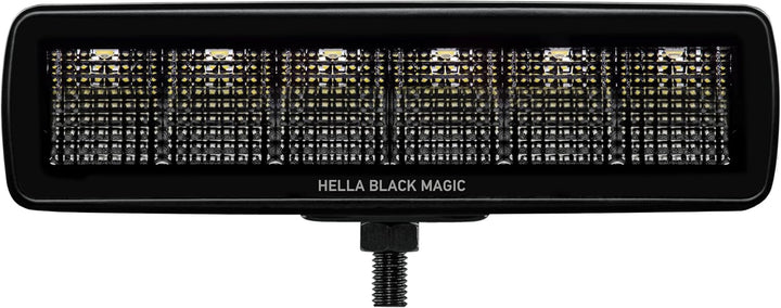 HELLA 1FB 358 176-201 LED-Fernscheinwerfer - Black Magic Mini Lightbar 6.2" - 12/24V - Anbau - Kabel