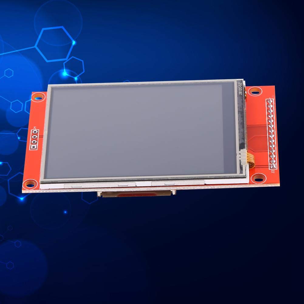 LCD-Anzeige, 2,8 Zoll 240x320 SPI TFT-LCD-Panel Anzeigemodul mit Seriellem Port und PCB-Platte ILI93