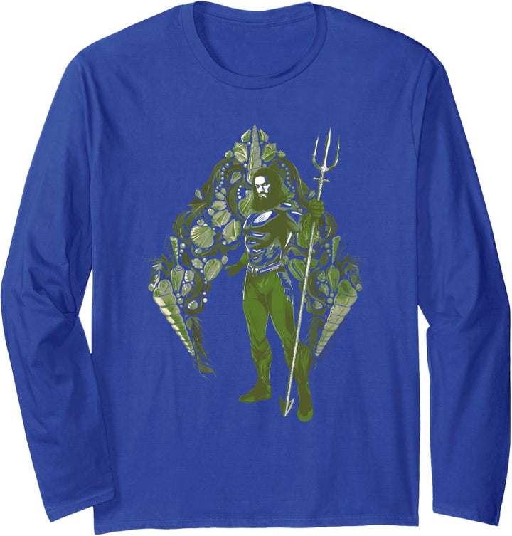 Aquaman Movie Shells Langarmshirt
