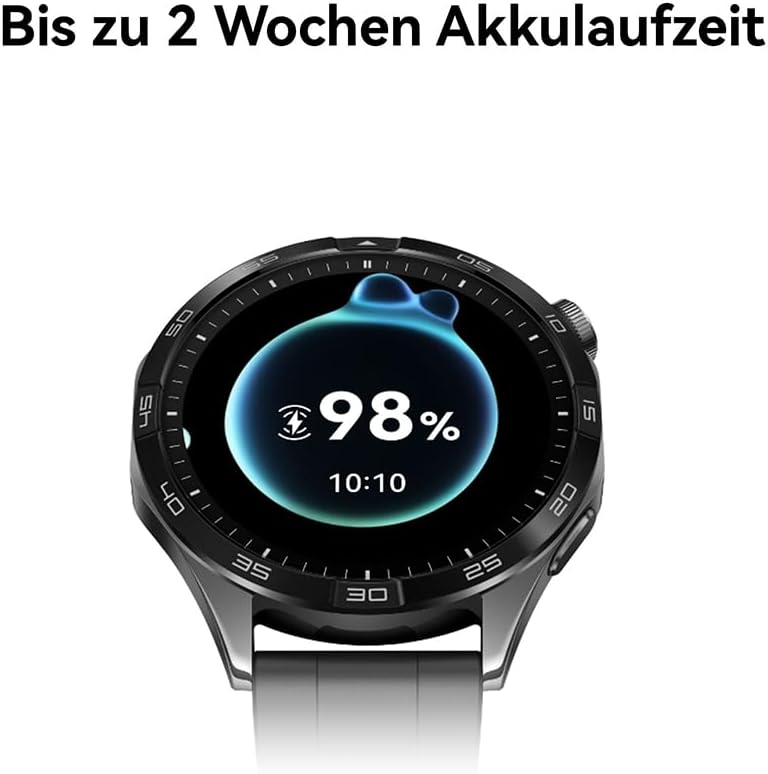 HUAWEI Watch GT 4 46mm Smartwatch, Bis zu 2 Wochen Akkulaufzeit, Android und iOS, Kalorienmanagement
