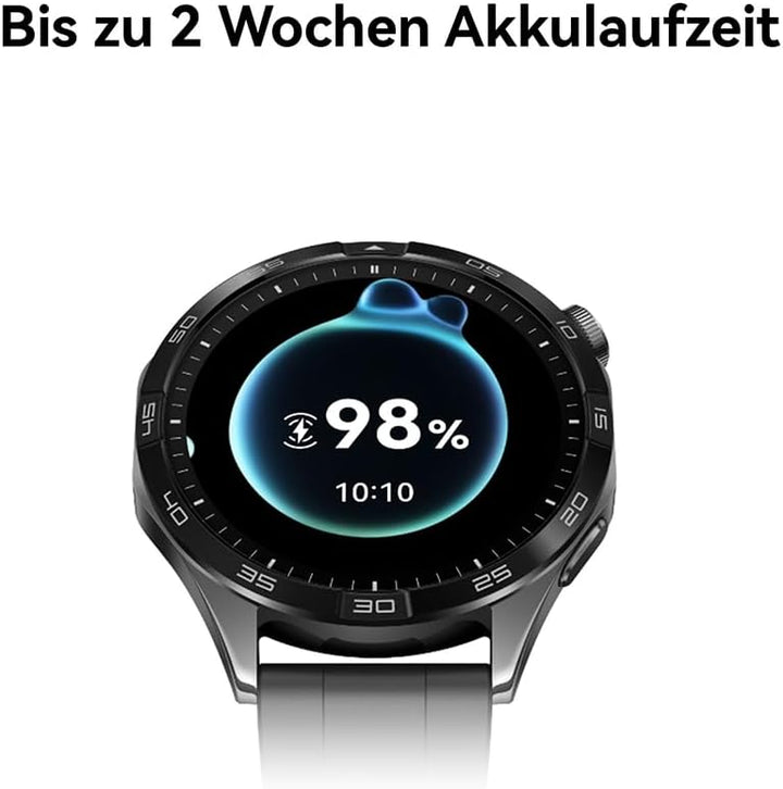 HUAWEI Watch GT 4 46mm Smartwatch, Bis zu 2 Wochen Akkulaufzeit, Android und iOS, Kalorienmanagement