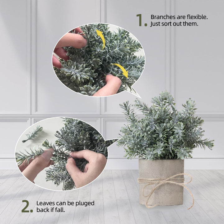 4 Stück Künstliche Pflanzen, Kunstpflanze Klein für Home Decoration, Künstliche Pflanzen wie echt fü