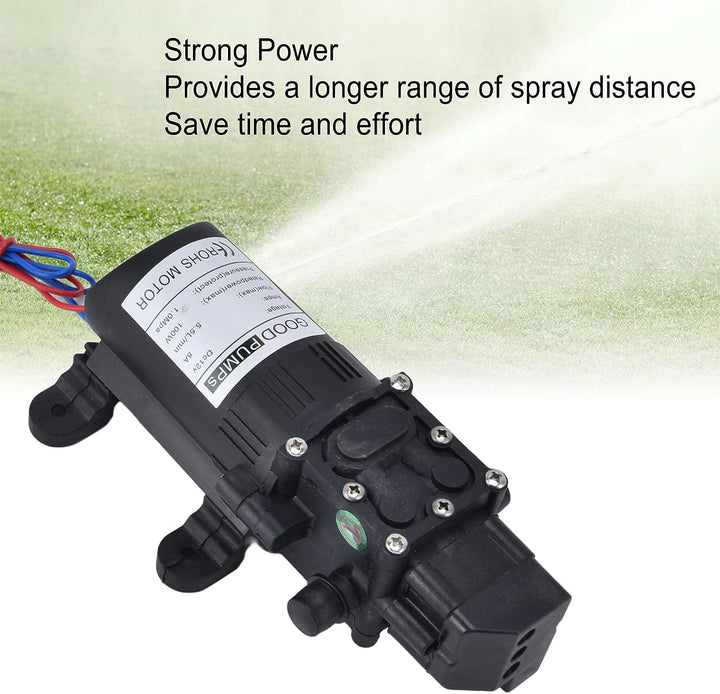12 V Wasserbooster AC-Druckpumpe,Membranpumpe, selbstansaugende Upgrade-Pumpe, Wasser-Membranpumpe,
