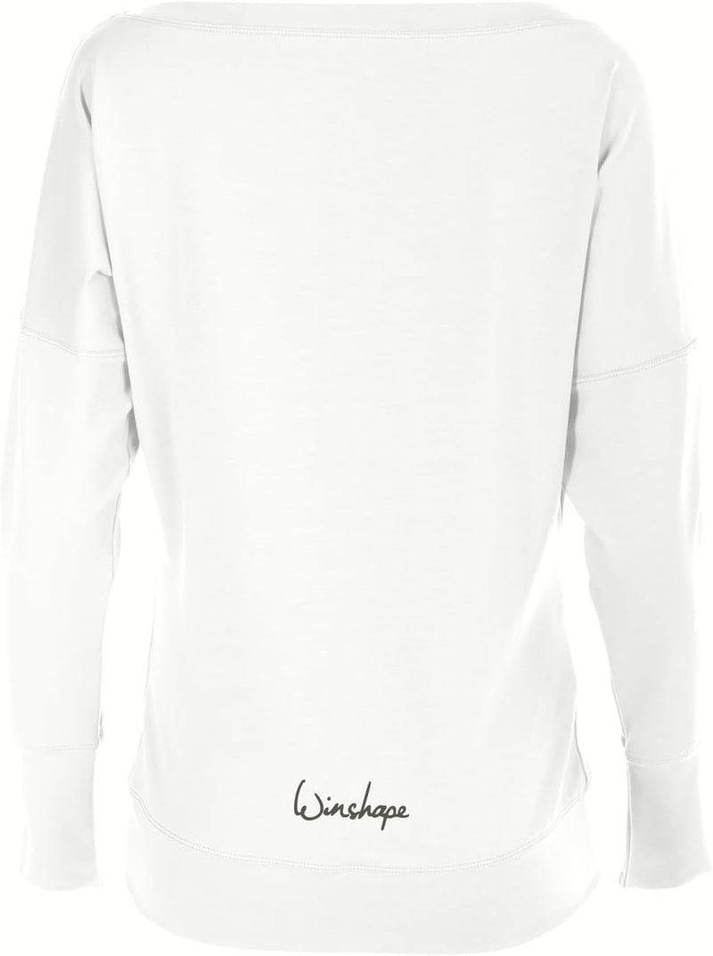 Winshape Damen Freizeit Sport Dance Fitness Longsleeve WS2 XS Weiss, XS Weiss