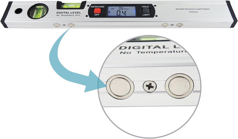 Winkelmesser Lineal Werkzeug Gauge Wasserwaage 42 cm 420 mm 41,9 cm lang digitalem Neigungsmesser pr