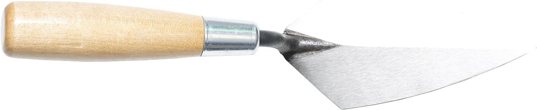 Marshalltown ATH50S Archäologiekelle, starre Spitzkelle mit Ledertasche, mit Holzgriff, Kelle aus Ca