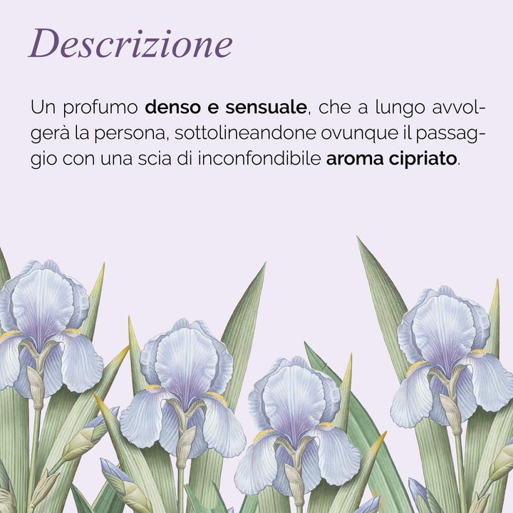L'Erbolario, Iris Parfum, Eau De Parfum Woman, Düfte und Parfums für Frauen, Pudriger Blumenduft, Gr