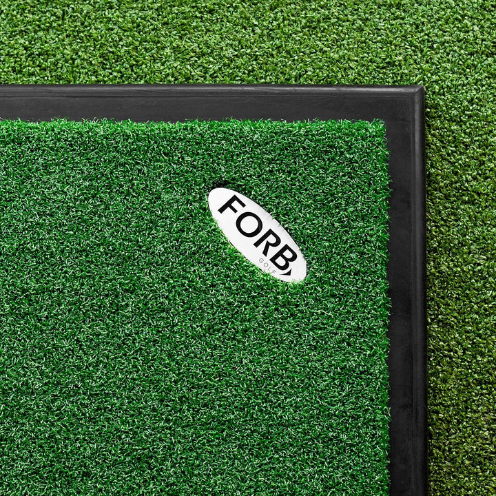 FORB Golf Driving Range Matte | 15mm Golf Kunstrasen – optionaler Gummiunterlage Matte + Gummiunterl